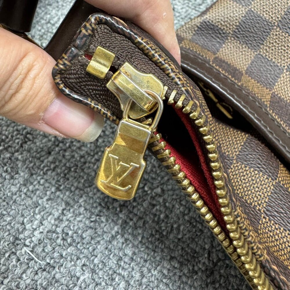 Louis Vuitton Bloomsbury Damier Ebene Canvas Shoulder Bag 399-081425 - Picture 10 of 15